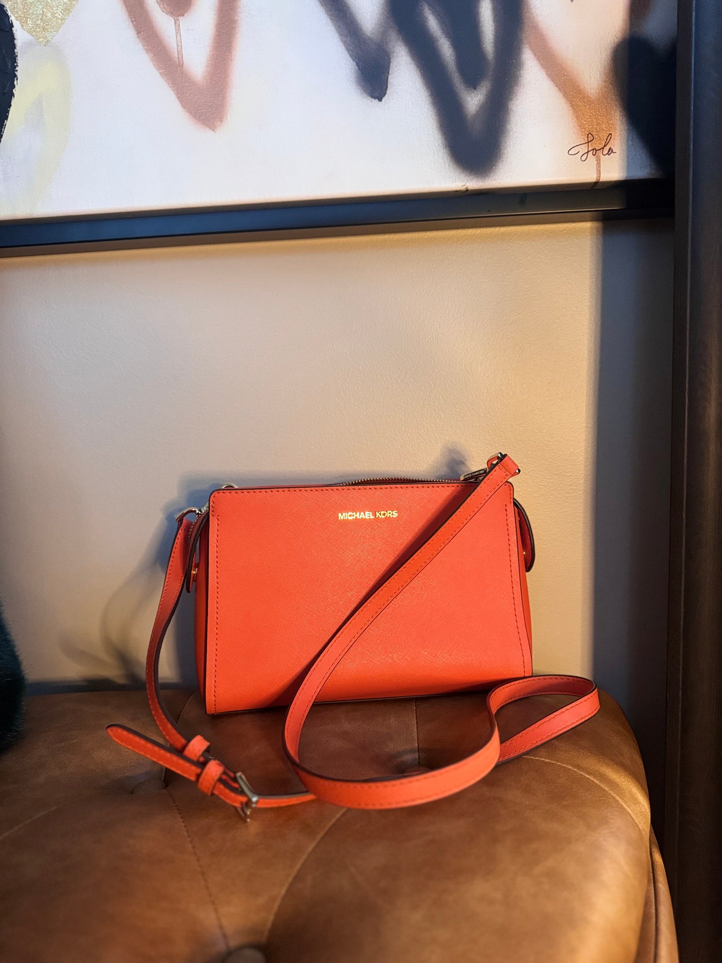 Michael Kors Leather Crossbody