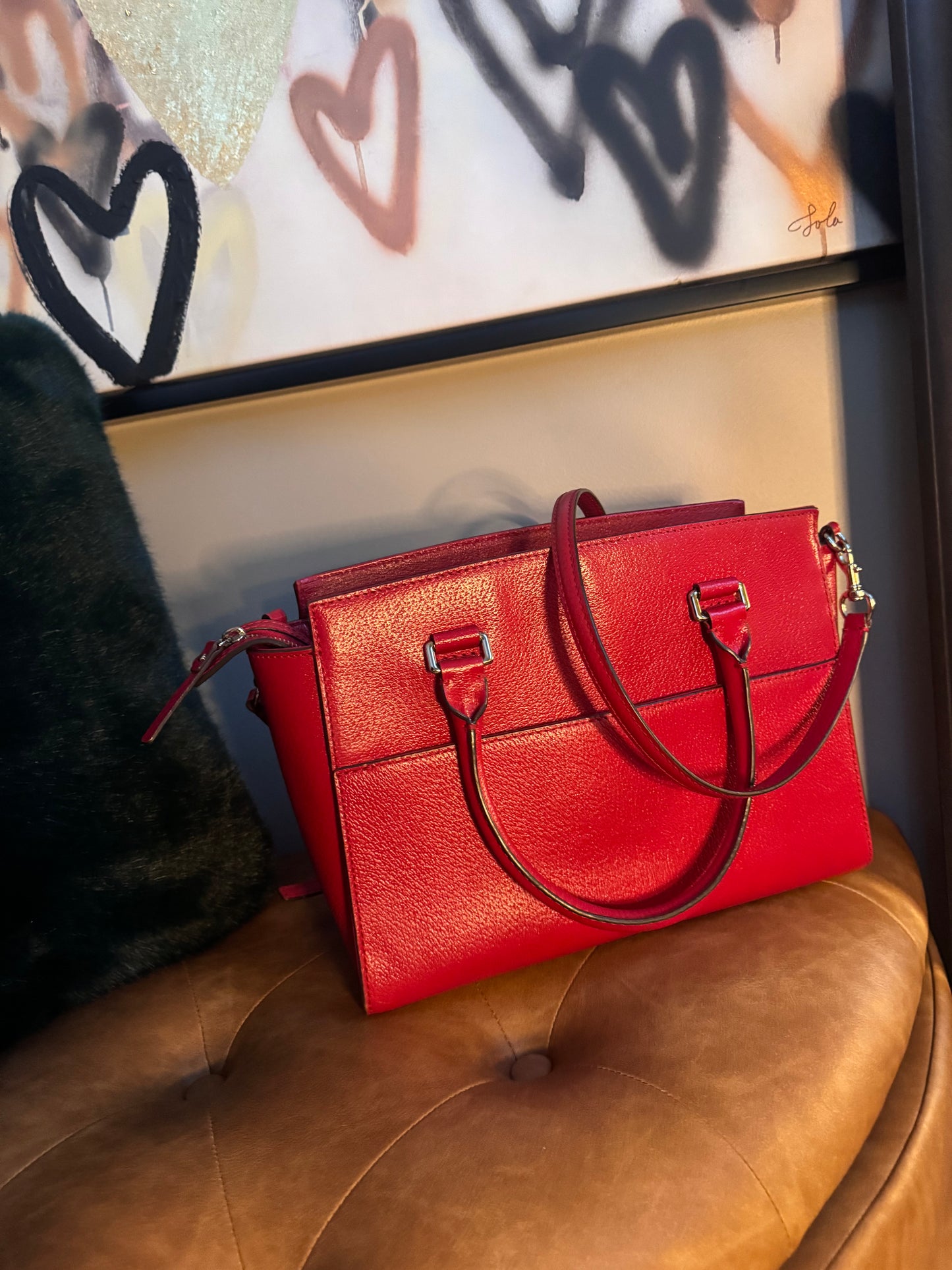 Kate Spade large Red tote