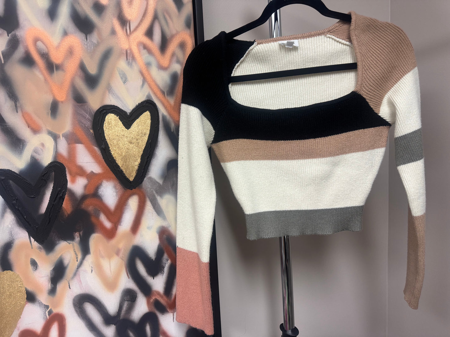 Colorblock sweater