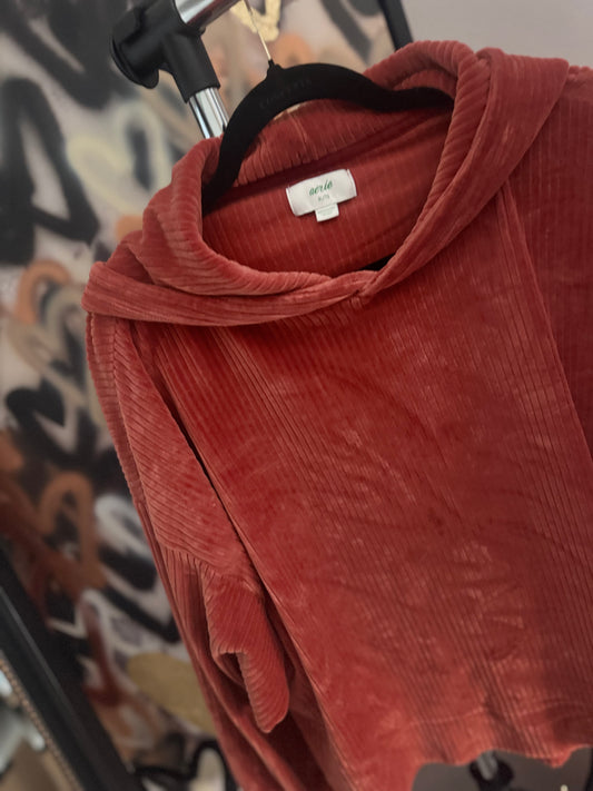 Corduroy hoodie